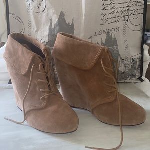Suede mocha shoes